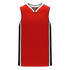 Athletic Knit Pro Cut Basketball Jersey with Rap Neck & Side Inserts (B1715)